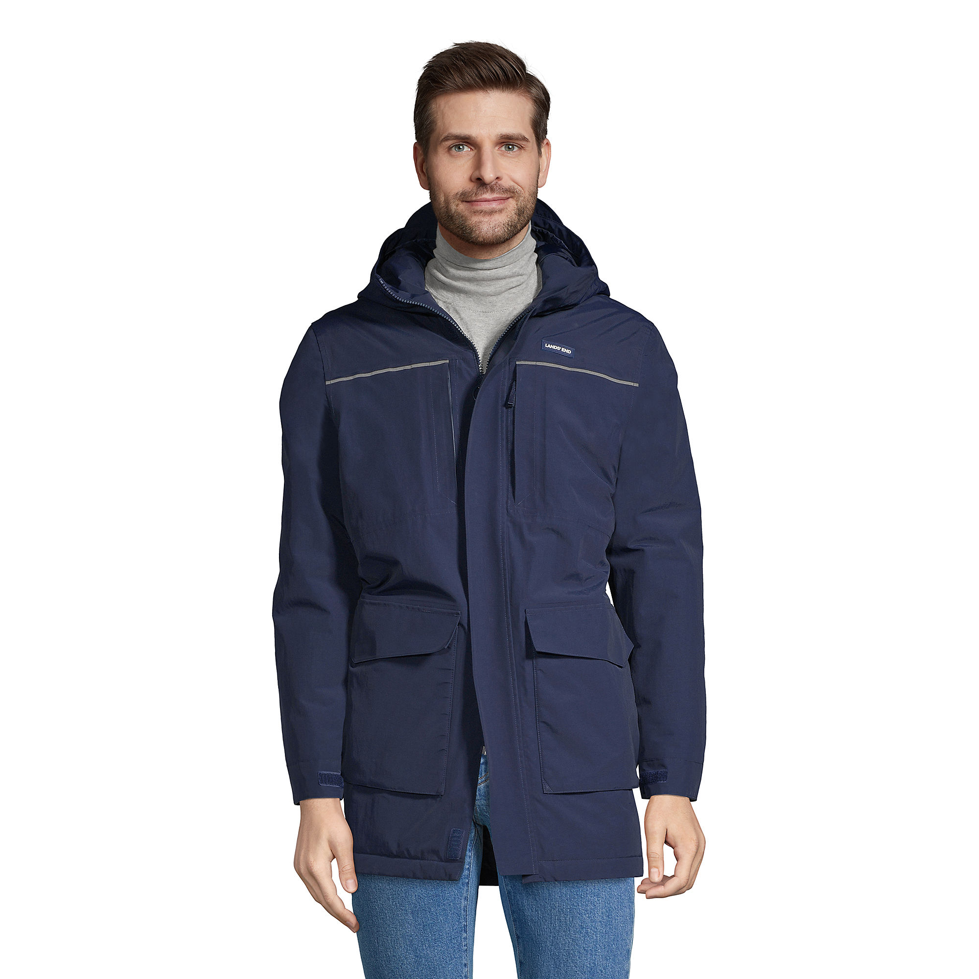 Lands End Men's Squall Insulated Winter Parka (select colors/sizes)