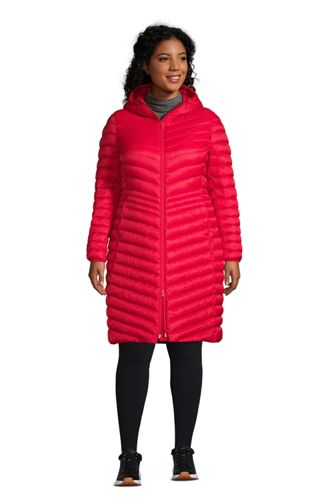 plus size packable winter coat