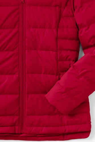 target red puffer jacket