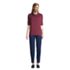 Women's Petite Super Soft Elbow Sleeve Cowl Neck Pullover Top, alternative image