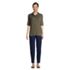 Women's Petite Super Soft Elbow Sleeve Cowl Neck Pullover Top, alternative image