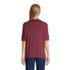 Women's Petite Super Soft Elbow Sleeve Cowl Neck Pullover Top, Back