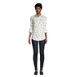 Women's Lightweight Long Roll Tab Sleeve Button Down Tunic Top, alternative image