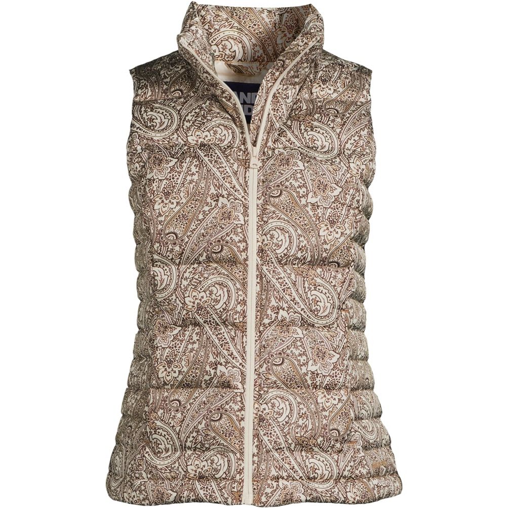 Lands end womens down 2024 vest