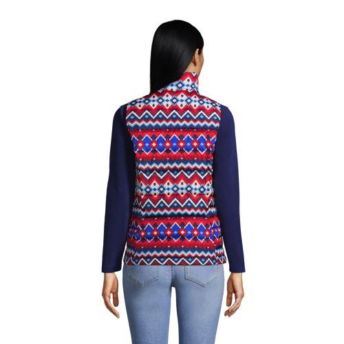 Women's Down Puffer Vest Print - image 2