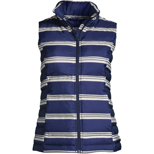 LANDS’ END Down Vest XXL Brown outback-trading-company-vests-