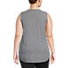 Women's Plus Size Moisture Wicking UPF Sun Crewneck Tunic Tank Top, Back