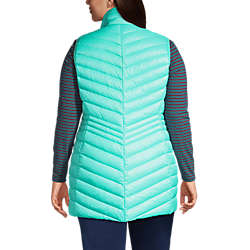 Women's Plus Size Ultralight Packable Down Vest, Back