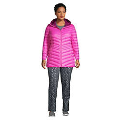 Women's Plus Size Ultralight Packable Down Long Jacket, alternative image