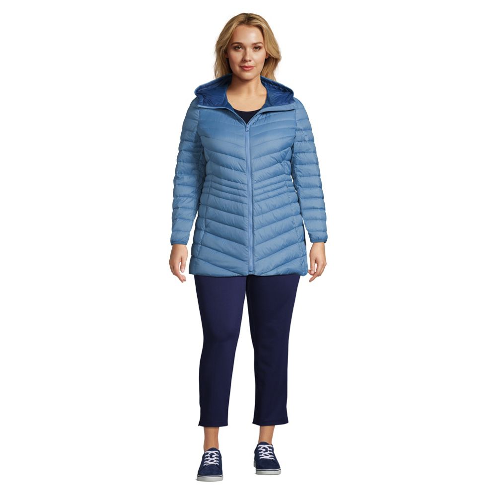 Women's plus size clearance lightweight down packable parka