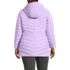 Women's Plus Size Wanderweight Packable Down Hooded Long Jacket, Back