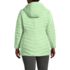Women's Plus Size Wanderweight Packable Down Hooded Long Jacket, Back