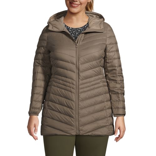lands end plus size womens coats