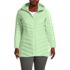 Women's Plus Size Wanderweight Packable Down Hooded Long Jacket, Front