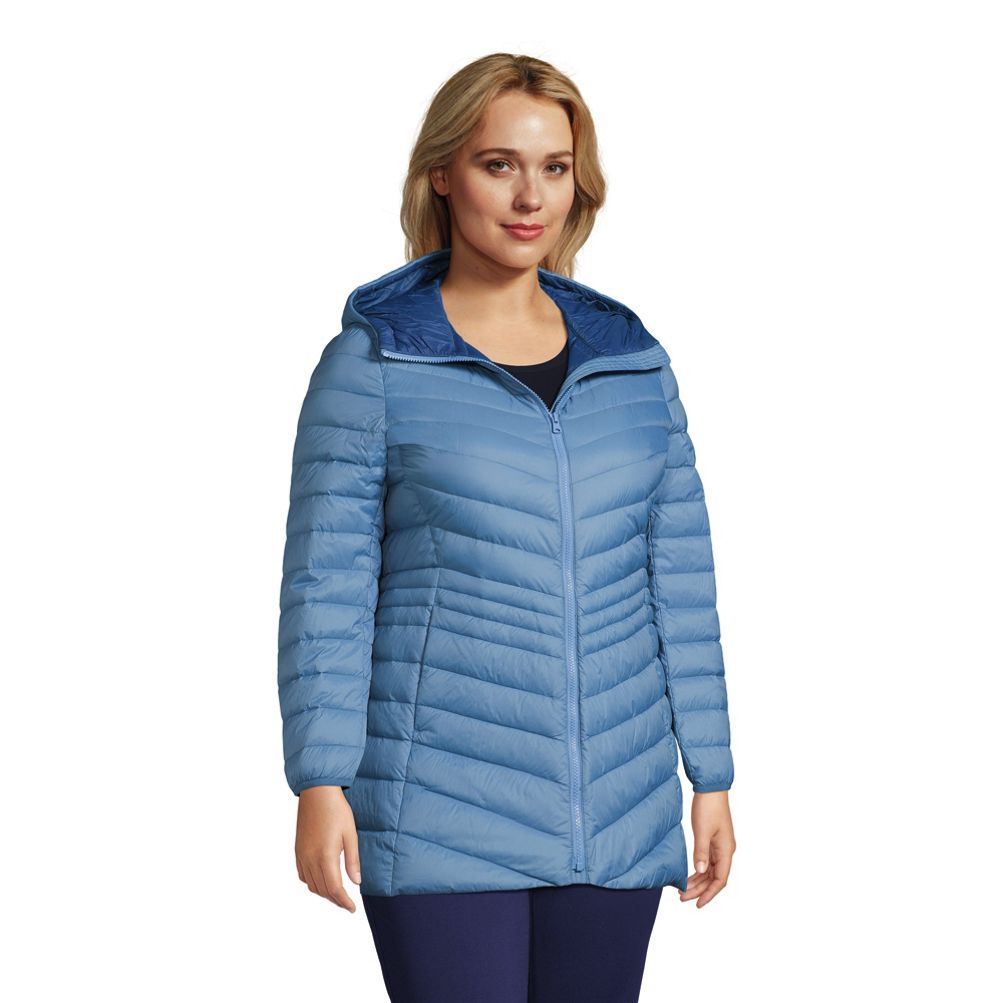 Plus size lightweight outlet down jacket