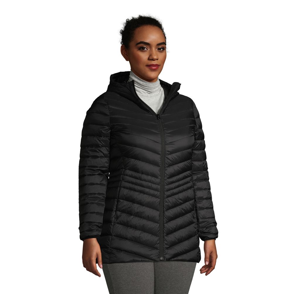 lands end down coat long