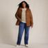 Women's Plus Size Wanderweight Packable Down Hooded Long Jacket, alternative image