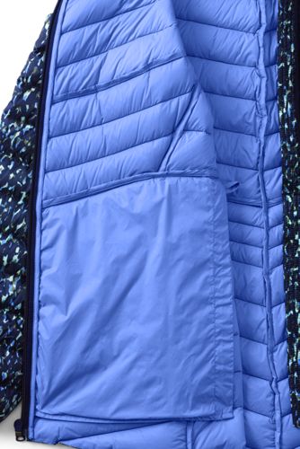 women's tall packable down jacket