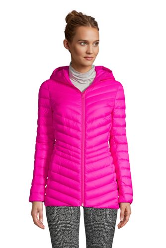 women's packable down jacket with hood