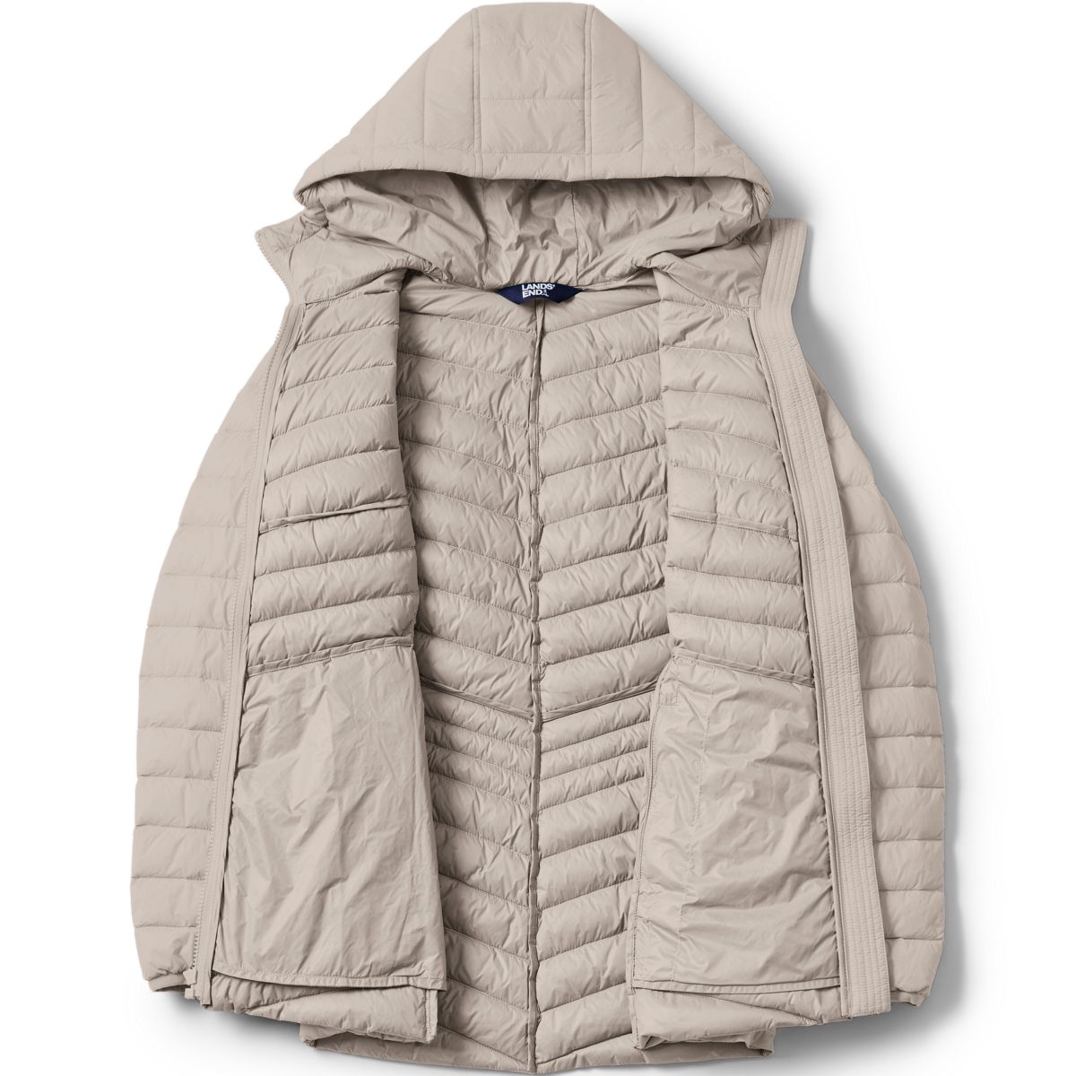 Women's Wanderweight Ultralight Packable Hooded Long Down Jacket