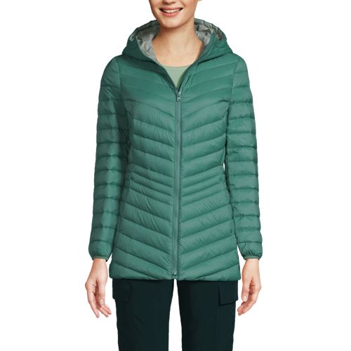 lands end women's packable down jacket