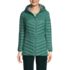 Women's Wanderweight Packable Down Hooded Long Jacket, Front