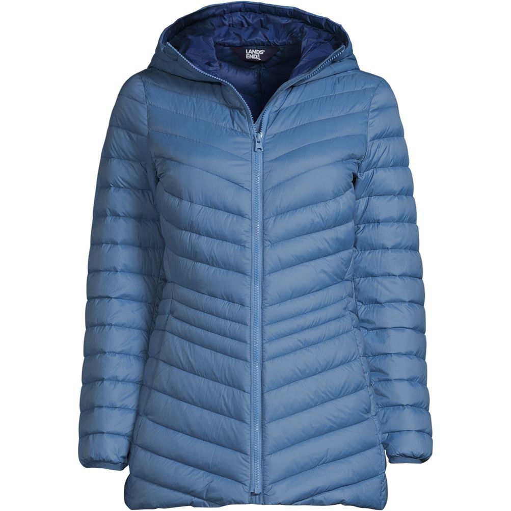 Lands' End Women's Ultralight Packable Down Coat