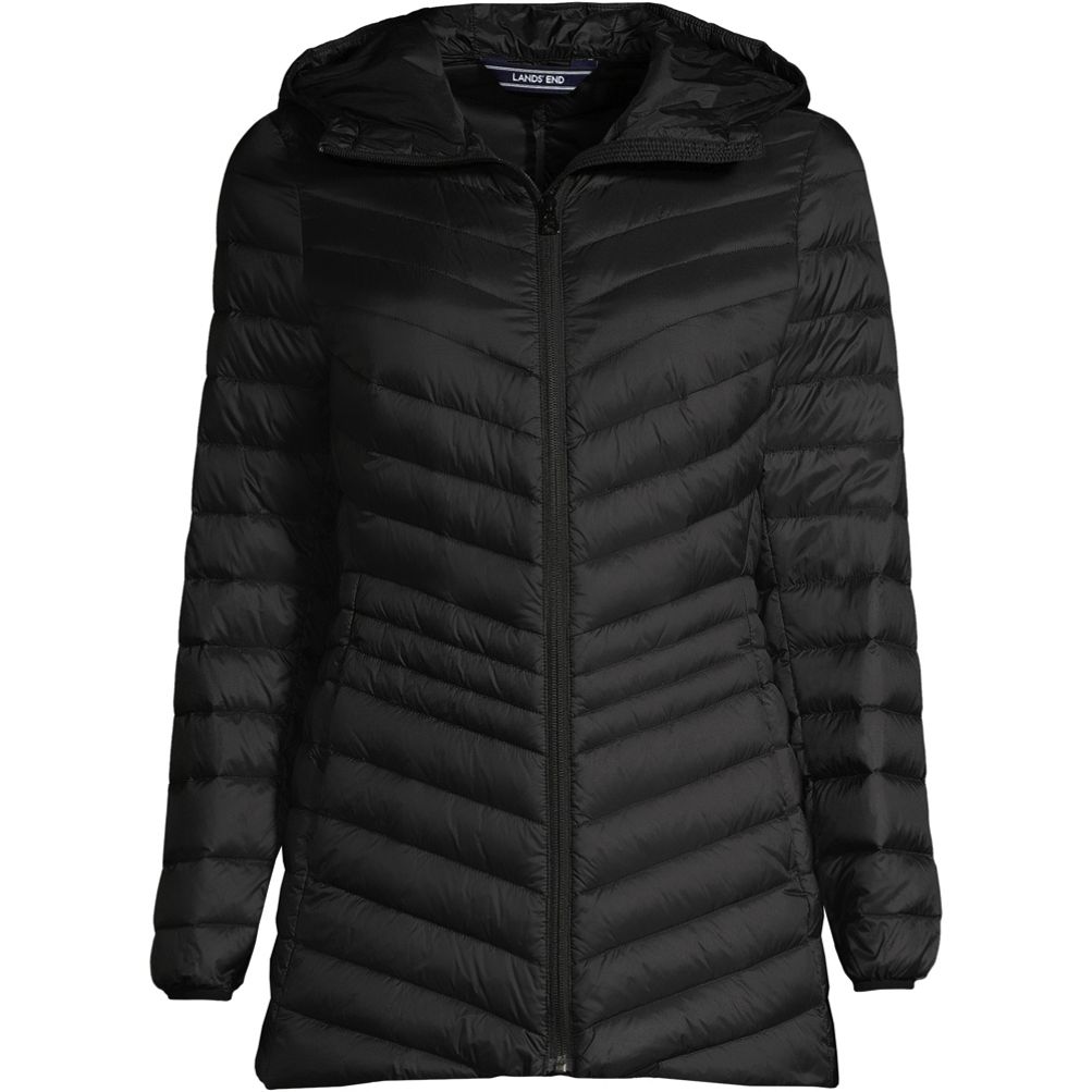 Women's Wanderweight Ultralight Packable Hooded Long Down Jacket