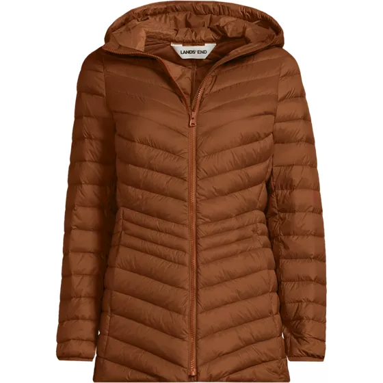 Petite Wanderweight Packable Down Long Jacket - primary