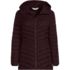 Women's Petite Wanderweight Packable Down Hooded Long Jacket, Front