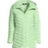 Women's Plus Size Wanderweight Packable Down Hooded Long Jacket, Front
