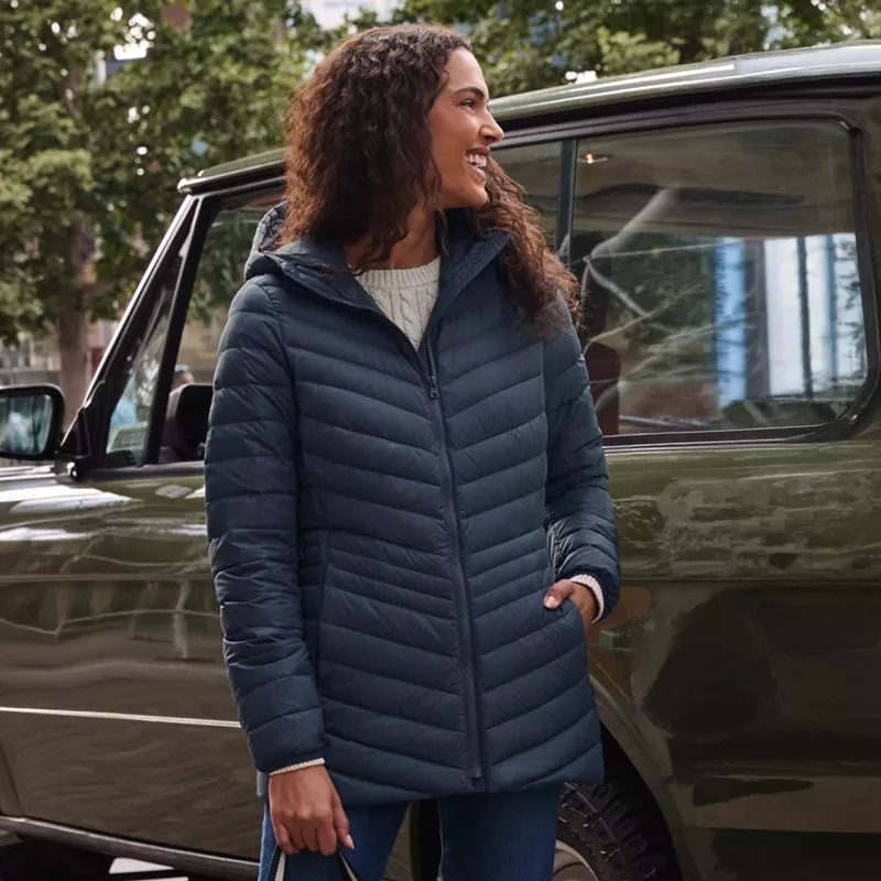 Tall Wanderweight Packable Down Long Jacket, alternative image