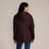Women's Petite Wanderweight Packable Down Hooded Long Jacket, Back