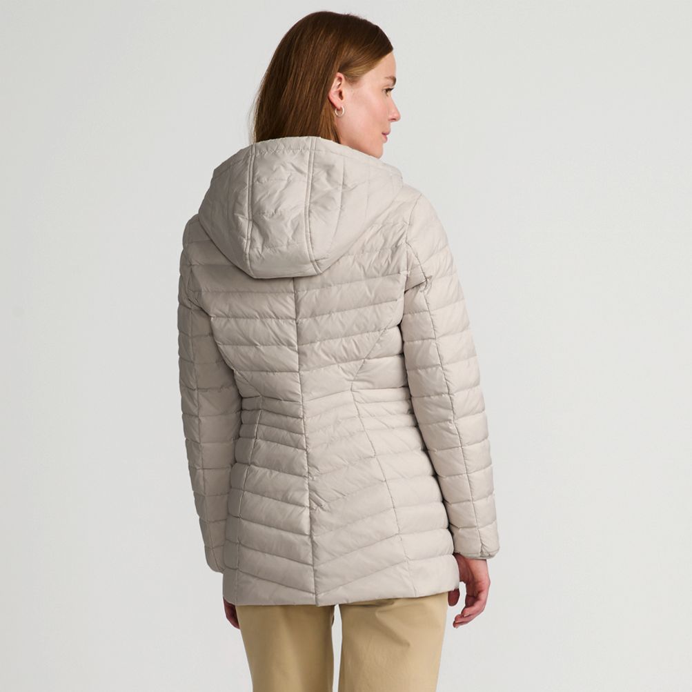 Wanderweight Packable Down Long Jacket Lands' End