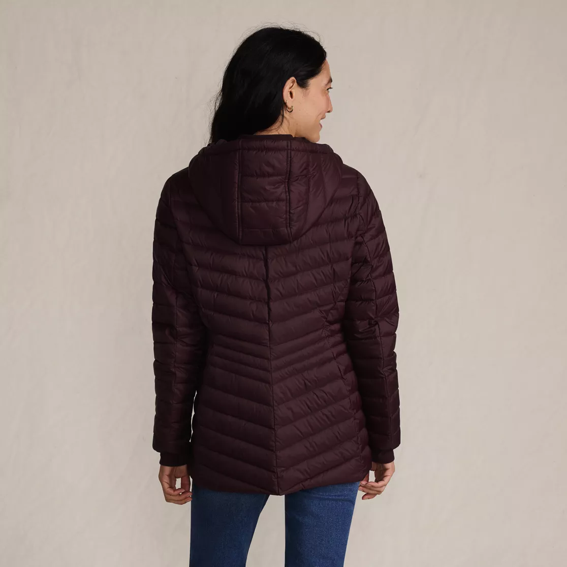 Women's Wanderweight Ultralight Packable Hooded Long Down Jacket