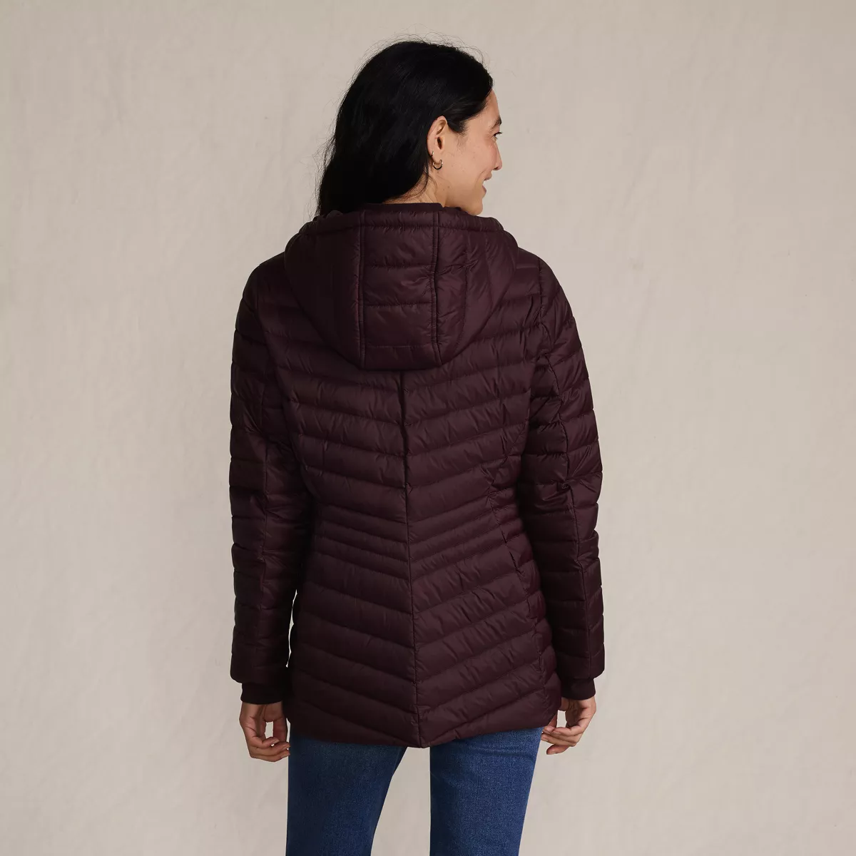 Women's Wanderweight Ultralight Packable Hooded Long Down Jacket