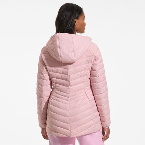 Lands' End Daunenjacke Wanderweight Verstaubar Ultraleicht Mit Kapuze, Damen, Größe:32-34 Petite, Pink, Nylon/daunen, By Lands' End 