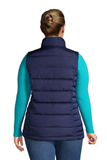 Vska Womens Plus Size Packable Puffer Lightly Warm Down Vest 