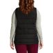 Women's Plus Size Down Puffer Vest, Back