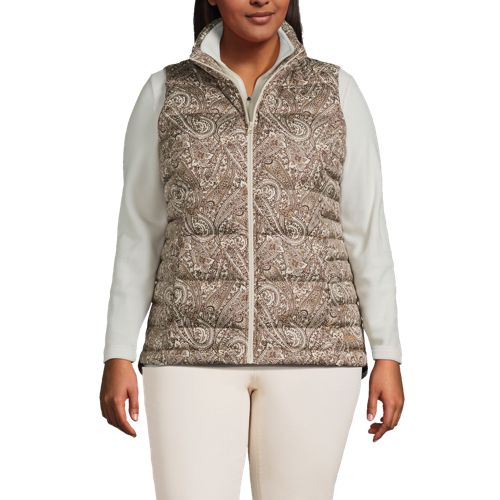 Plus Size Monogrammed Puffy Vest Personalized Vest Warm Puff 