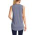 Women's Moisture Wicking UPF Sun Curved Hem Tunic Tank Top, Back