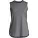 Women's Petite Moisture Wicking UPF Sun Curved Hem Tunic Tank Top, Front