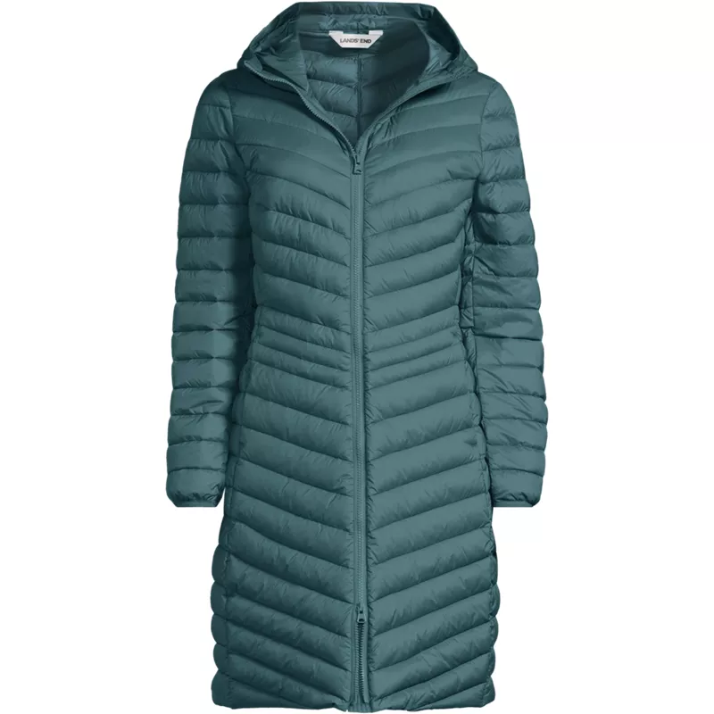 Women's Plus Size Wanderweight Packable Down Coat, Front