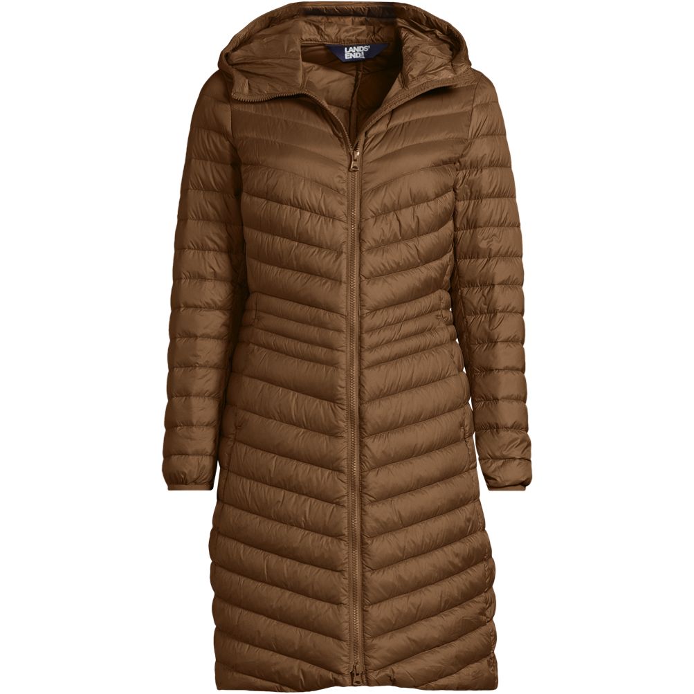 Women's Plus Size Wanderweight Packable Down Coat | Lands' End