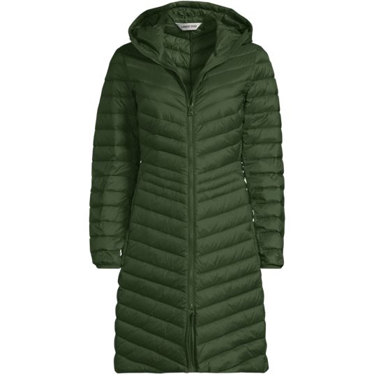 Regular Green Nylon Outerwear | Lands' End