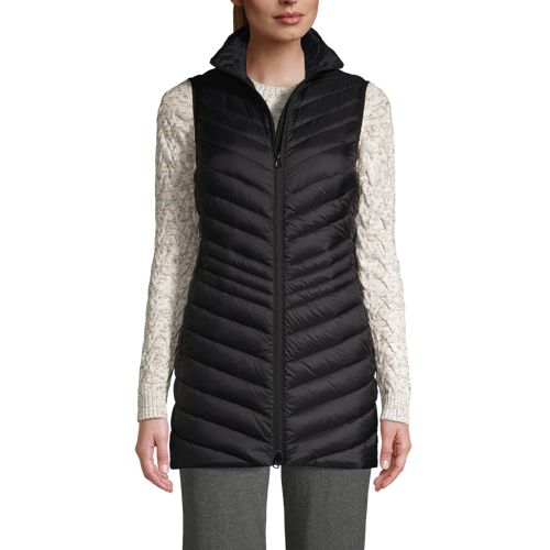 Packable down outlet vest