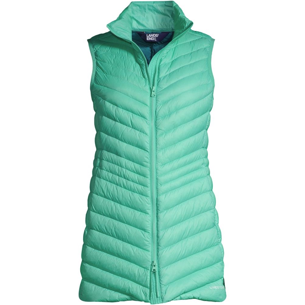 Lands end womens down 2024 vest