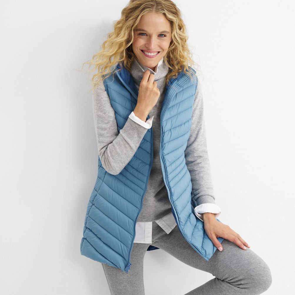 Lands end packable vest sale