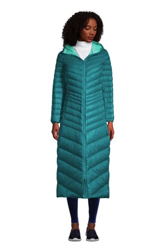 Packable Down Maxi Coat Lands' End