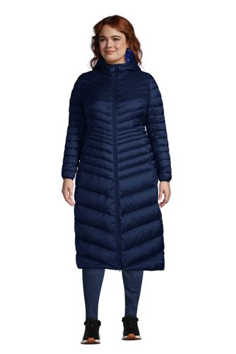 lands end maxi down coat